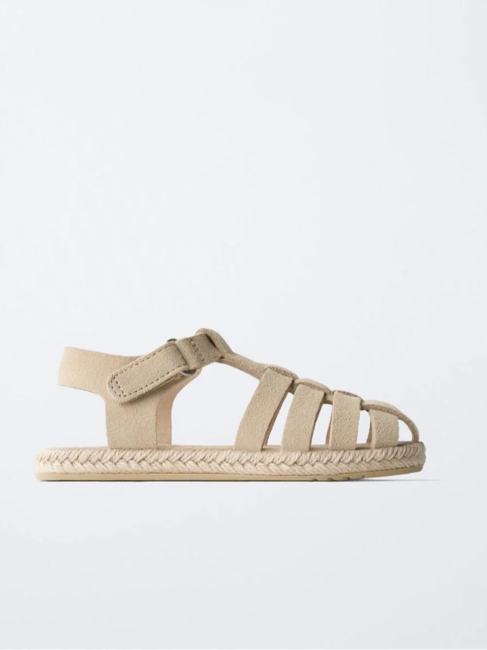 Zara Kids Unisex Leather Fishnan Sandals